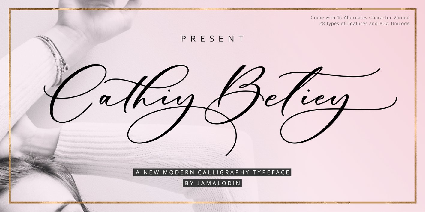 Cathiy Betiey Font Free Download