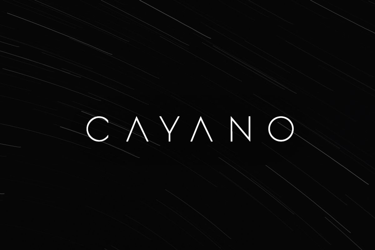 Cayano Typeface Free Download Free Download