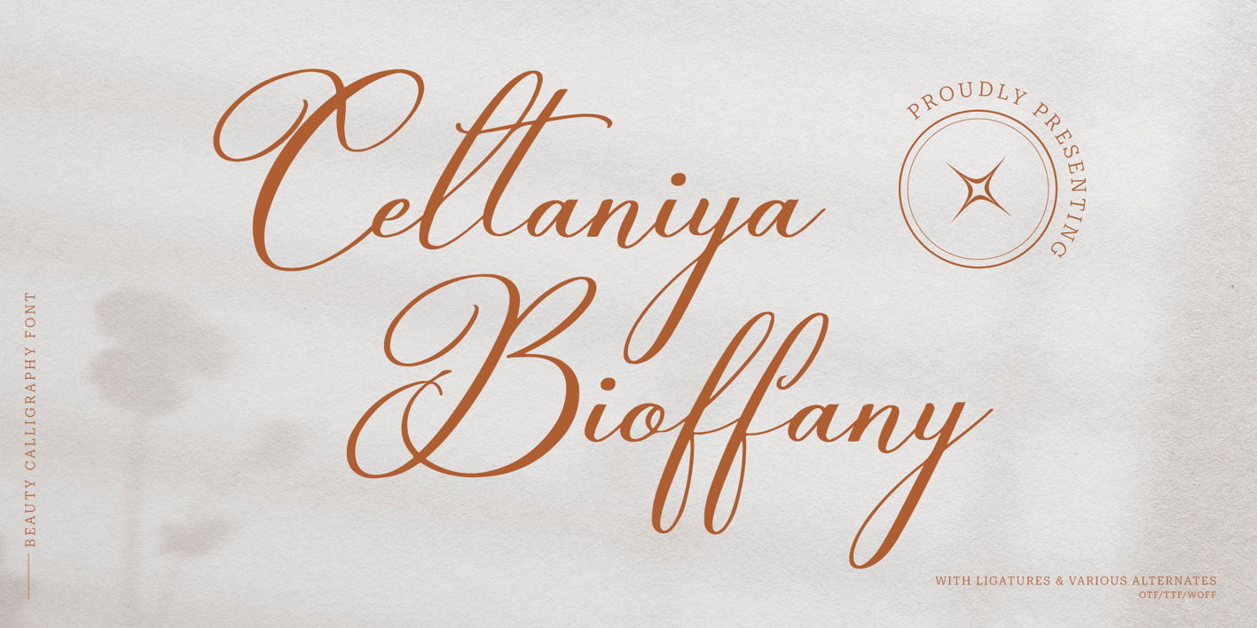 Celtaniya Bioffany Font Free Download