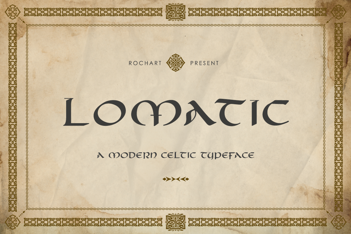 Celtic Typeface || Lomatic Free Download Free Download