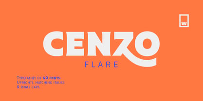 Cenzo Flare Font Free Download