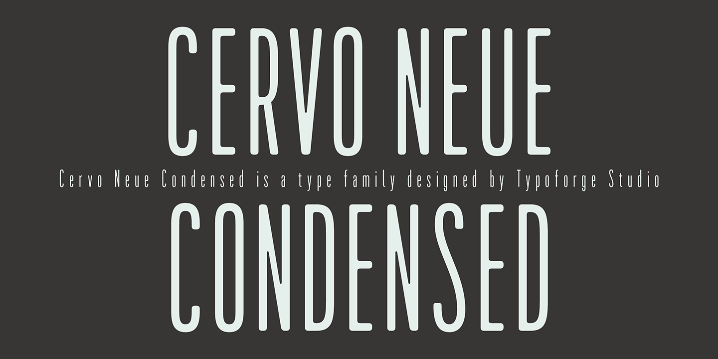 Cervo Neue Condensed Free Download Free Download