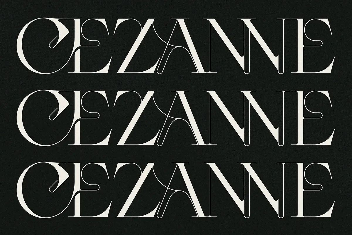 CEZANNE - Modern Ligature Serif Font Free Download Free Download