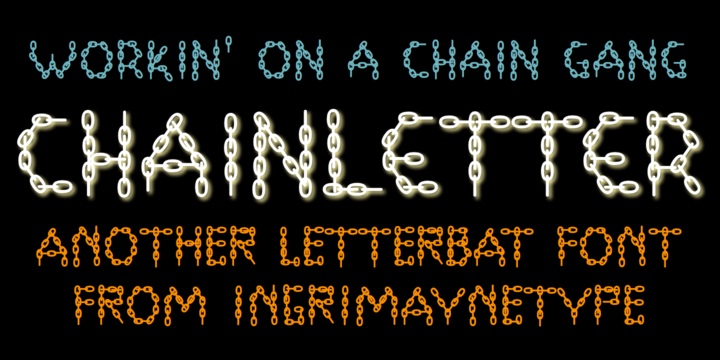 Chain Letter Font Free Download