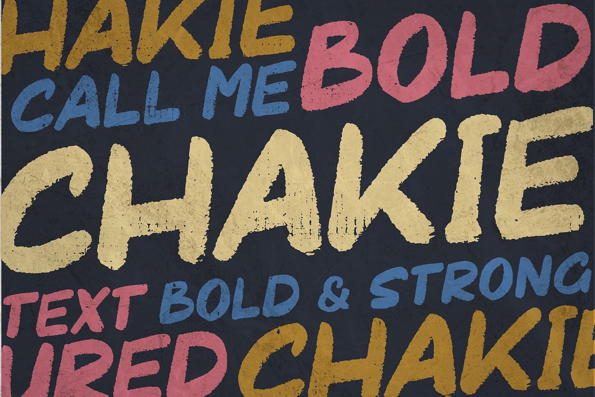 CHAKIE - Retro Brush Font Free Download Free Download