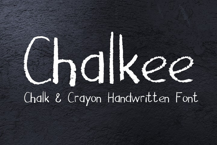 Chalkee - English and Russian Chalk Handwritten Font Free Download