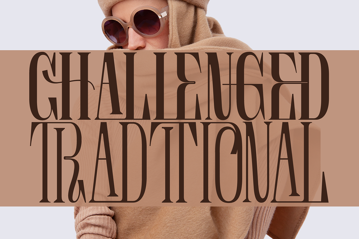 CHALLENGED TRADITIONAL FONT Free Download Free Download