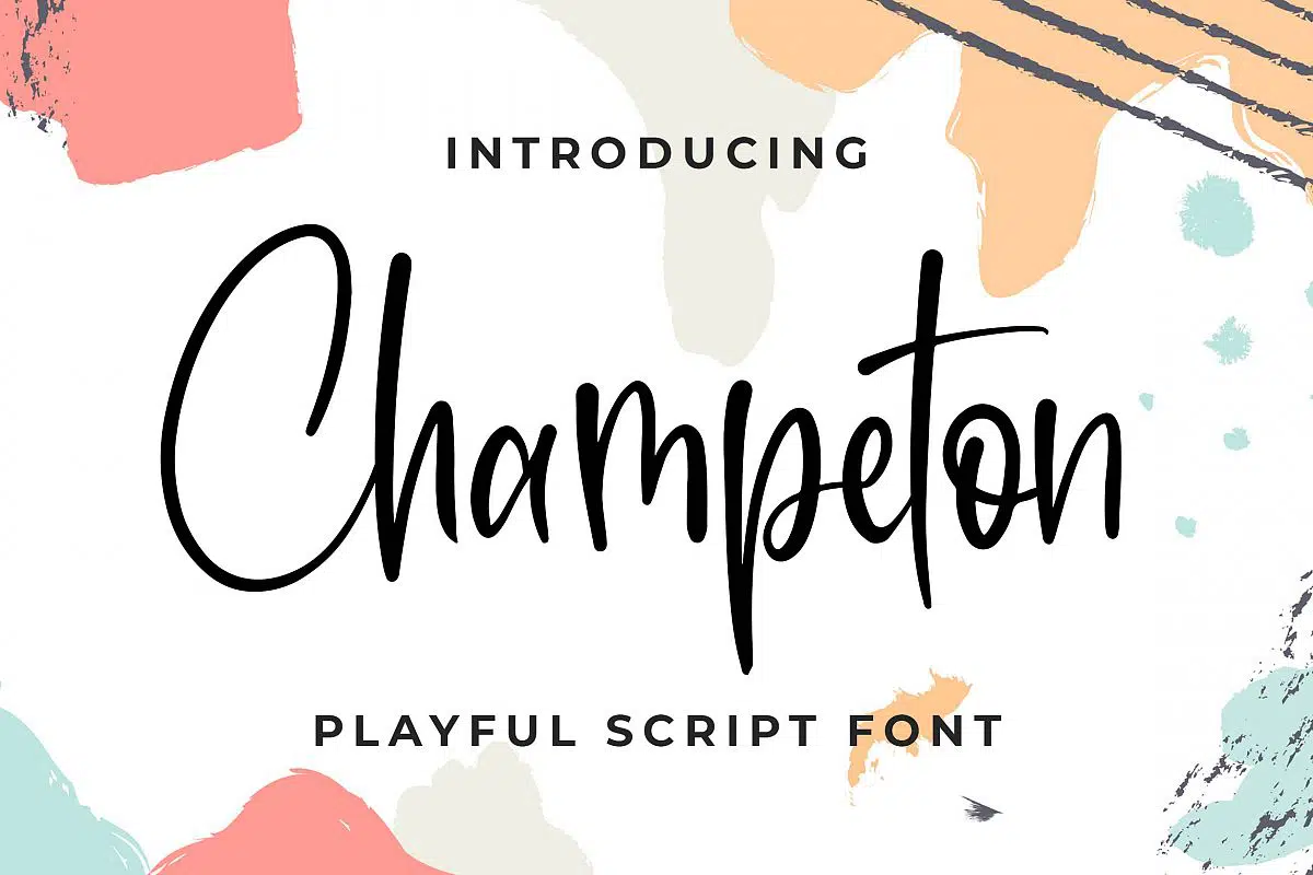 Champeton – Playful Script Font Free Download