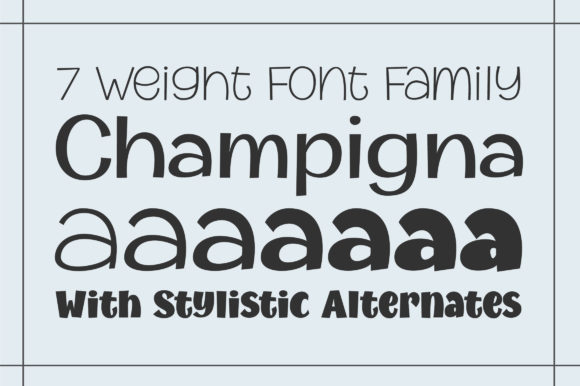 Champigna Font Free Download