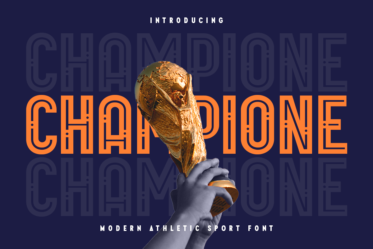 Champione - Athletic Sport Font Free Download Free Download