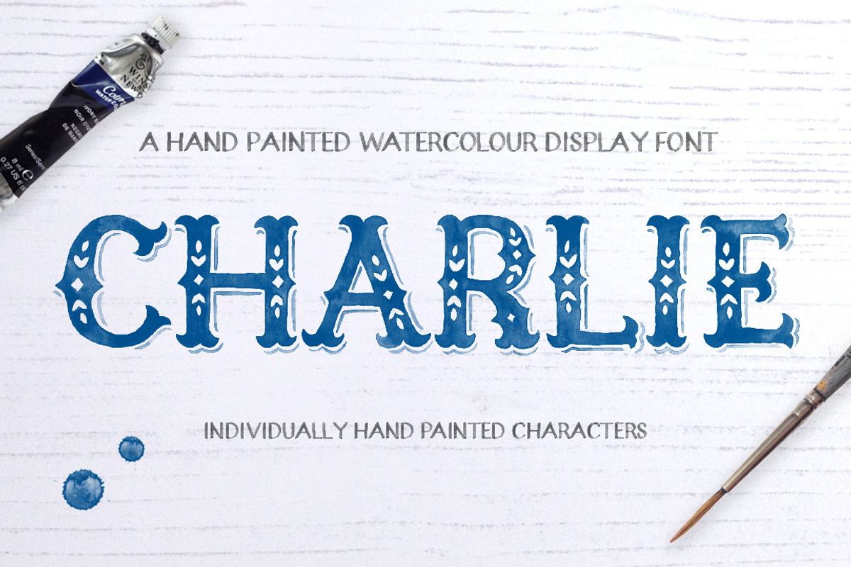 Charlie Watercolour Display Font Free Download Free Download