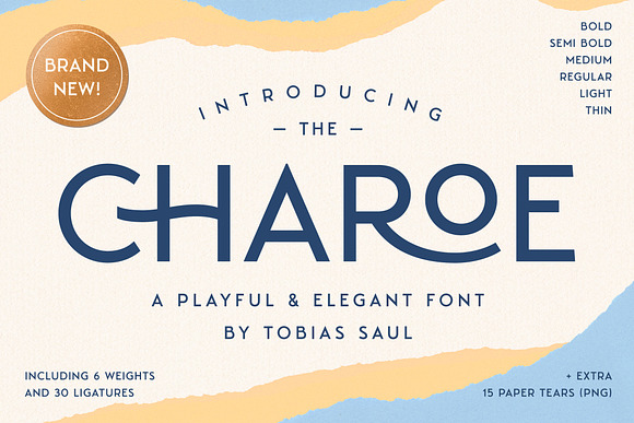 Charoe Typeface + Extras Free Download