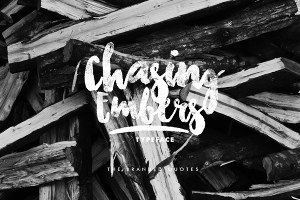 Chasing Embers Typeface Free Download Free Download