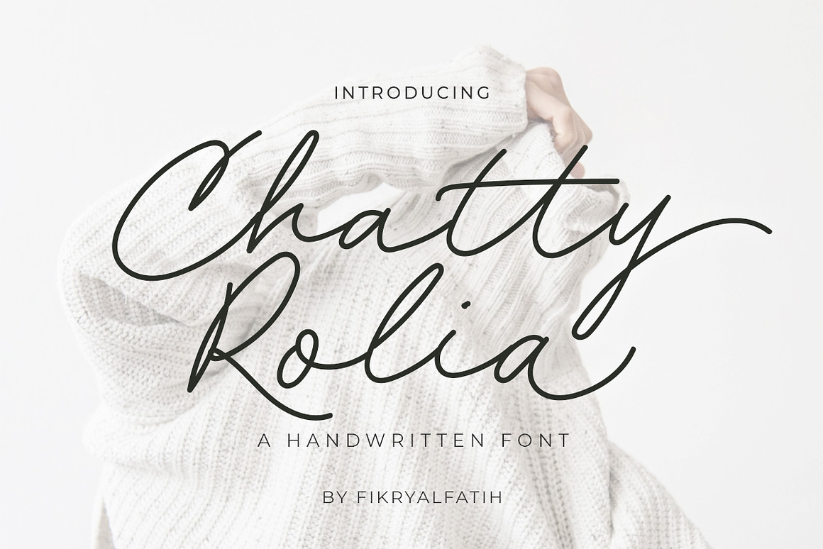 Chatty Rolia - Handwritten Script Font Free Download