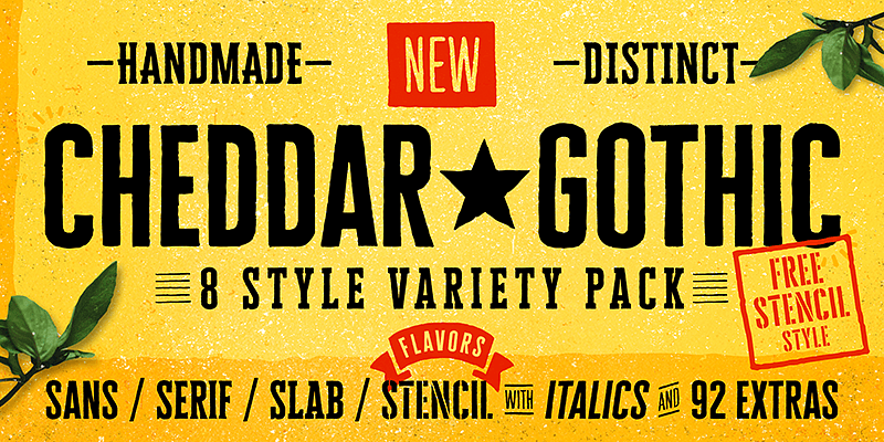 Cheddar Gothic Font Free Download Free Download