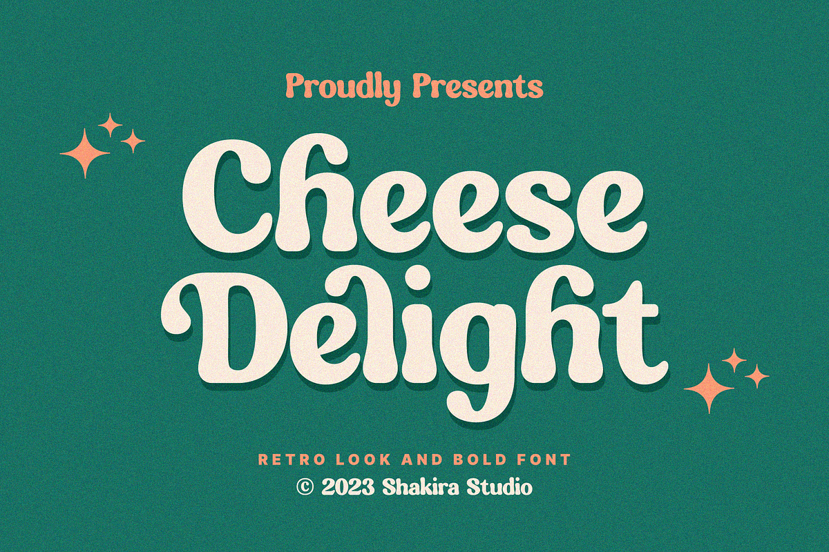 Cheese Delight- Retro Bold Font Free Download Free Download