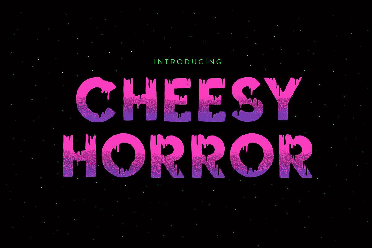 Cheesy Horror Font Free Download Free Download