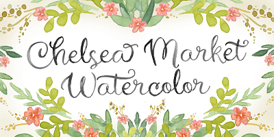 Chelsea Market Watercolor Font Free Download Free Download