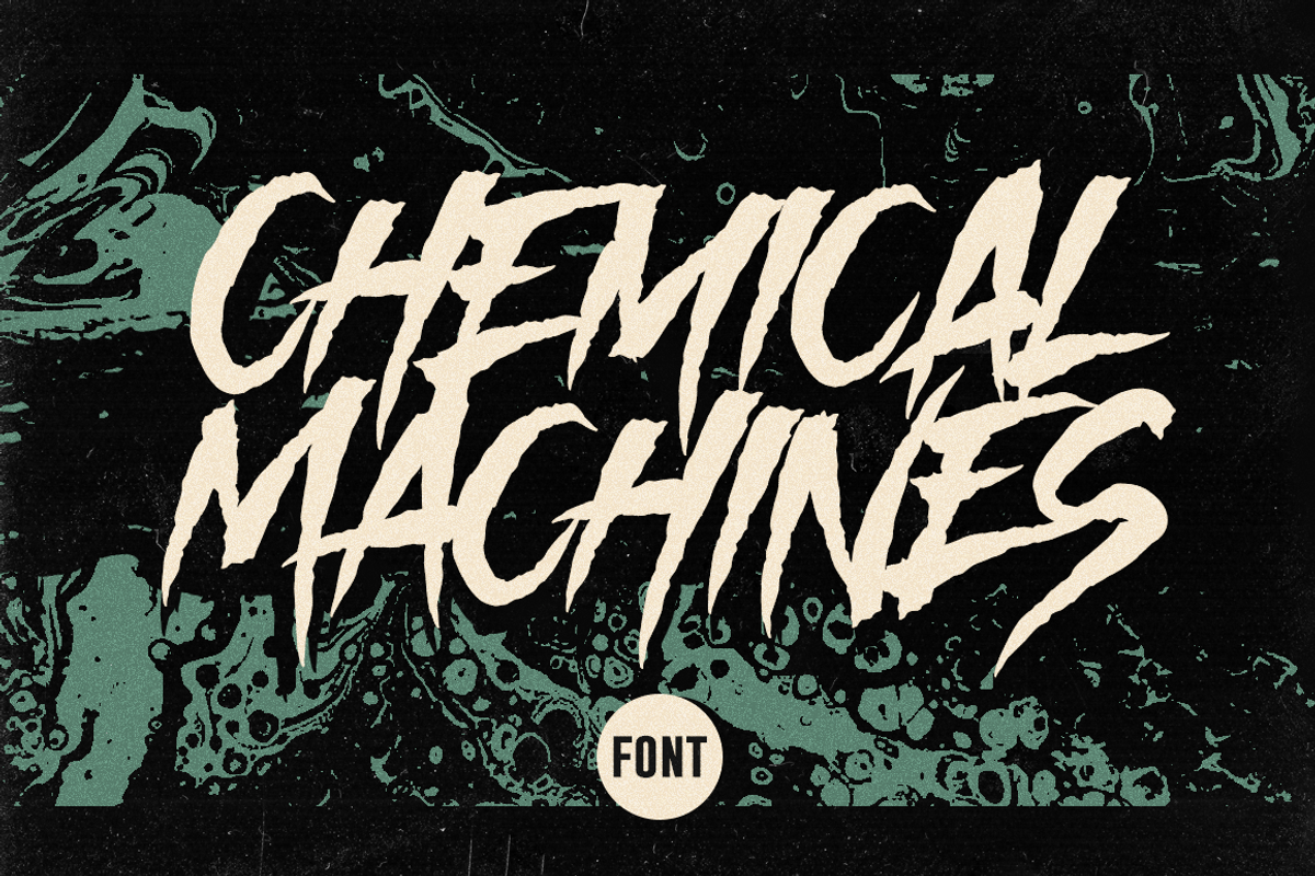 Chemical Machines - Horror Font Free Download Free Download