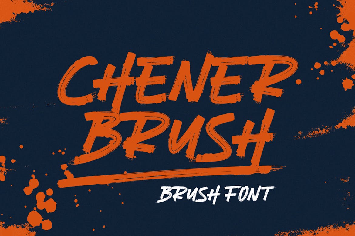 Chener Brush - Handbrush Font Free Download