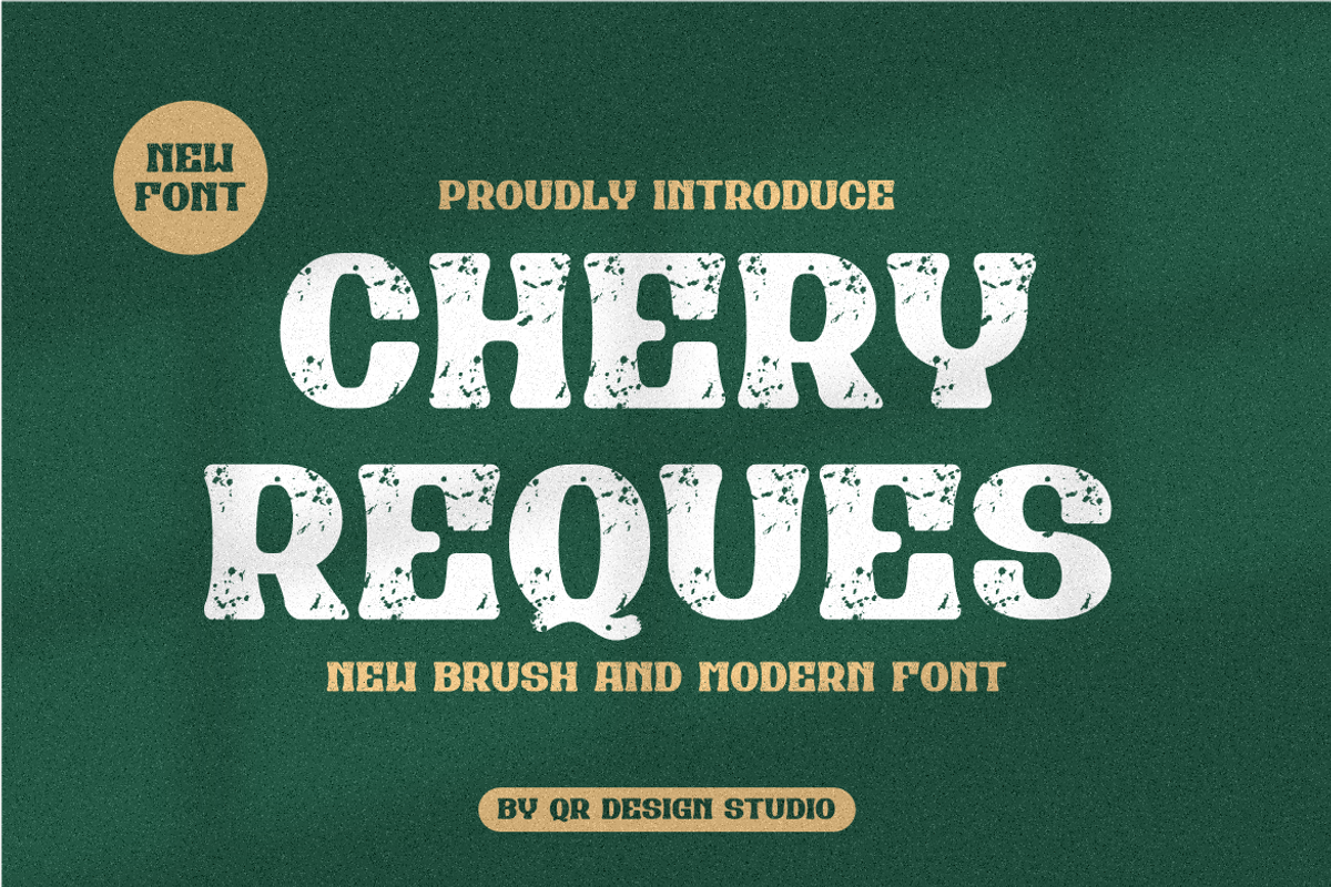 Chery Reques - Grunge Font Free Download Free Download