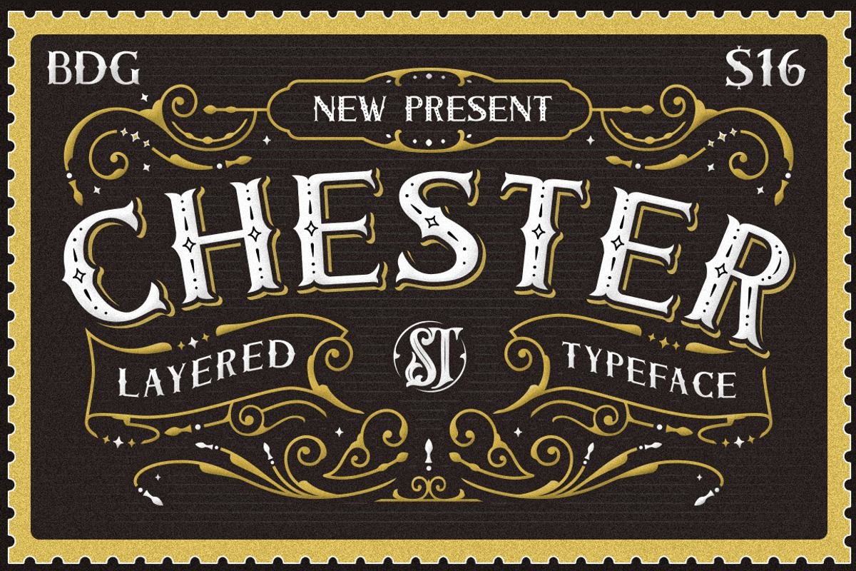 Chester | Display Layered Serif Free Download Free Download