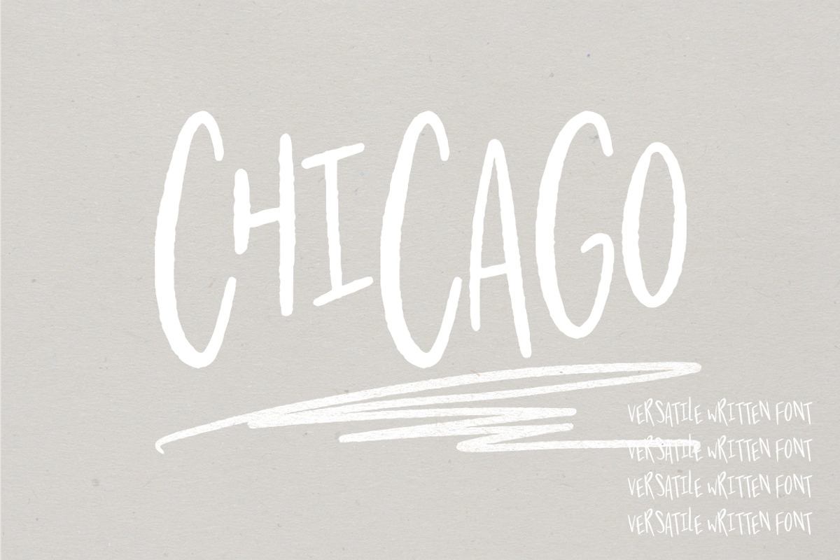 Chicago | A Hand Written Typeface Free Download Free Download