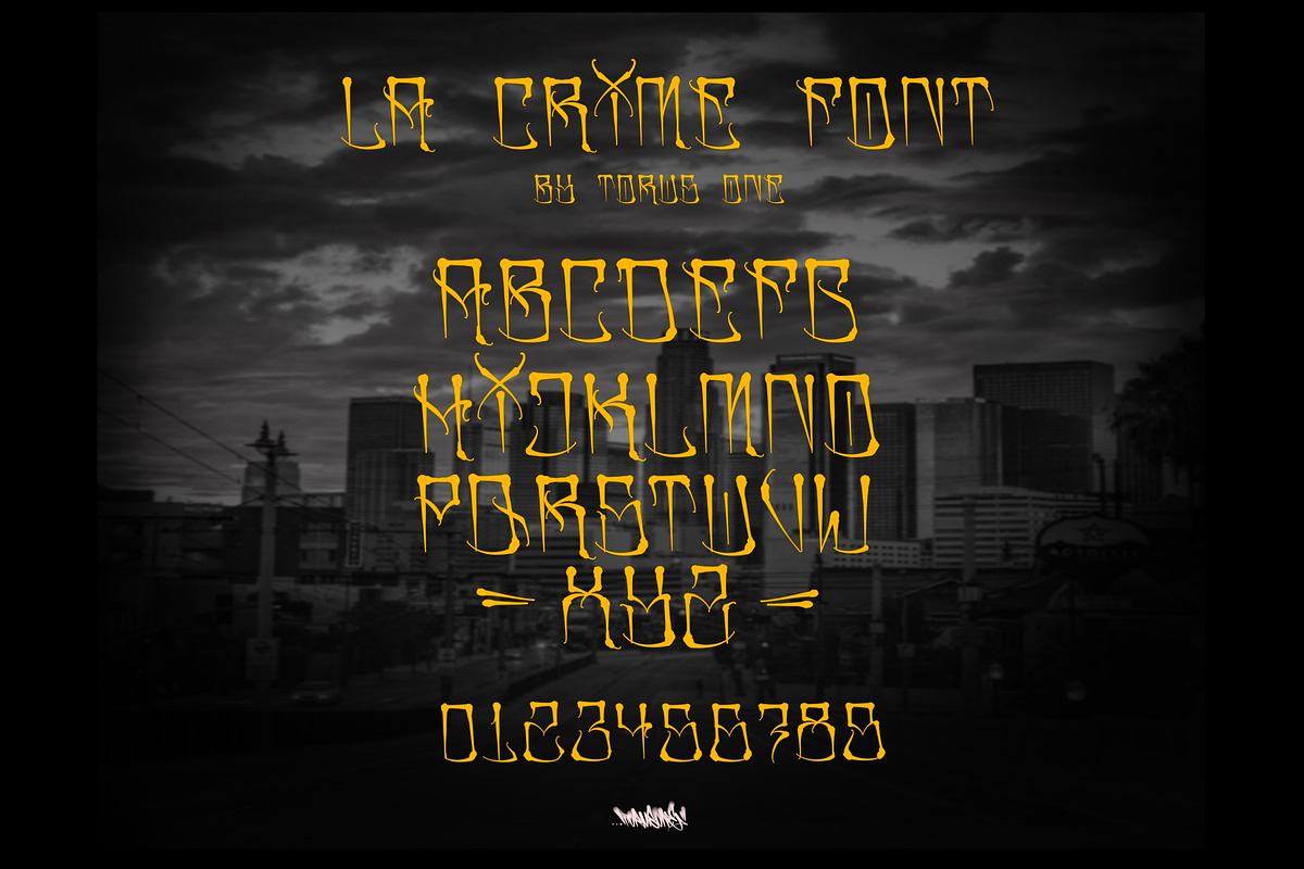 Chicano Gangsta Graffiti Font - LA Free Download Free Download