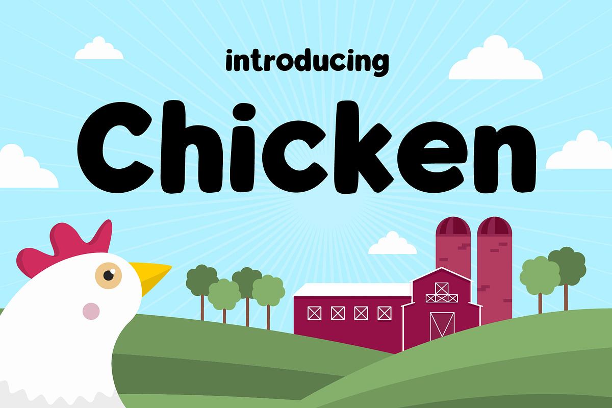 Chicken Font Free Download Free Download