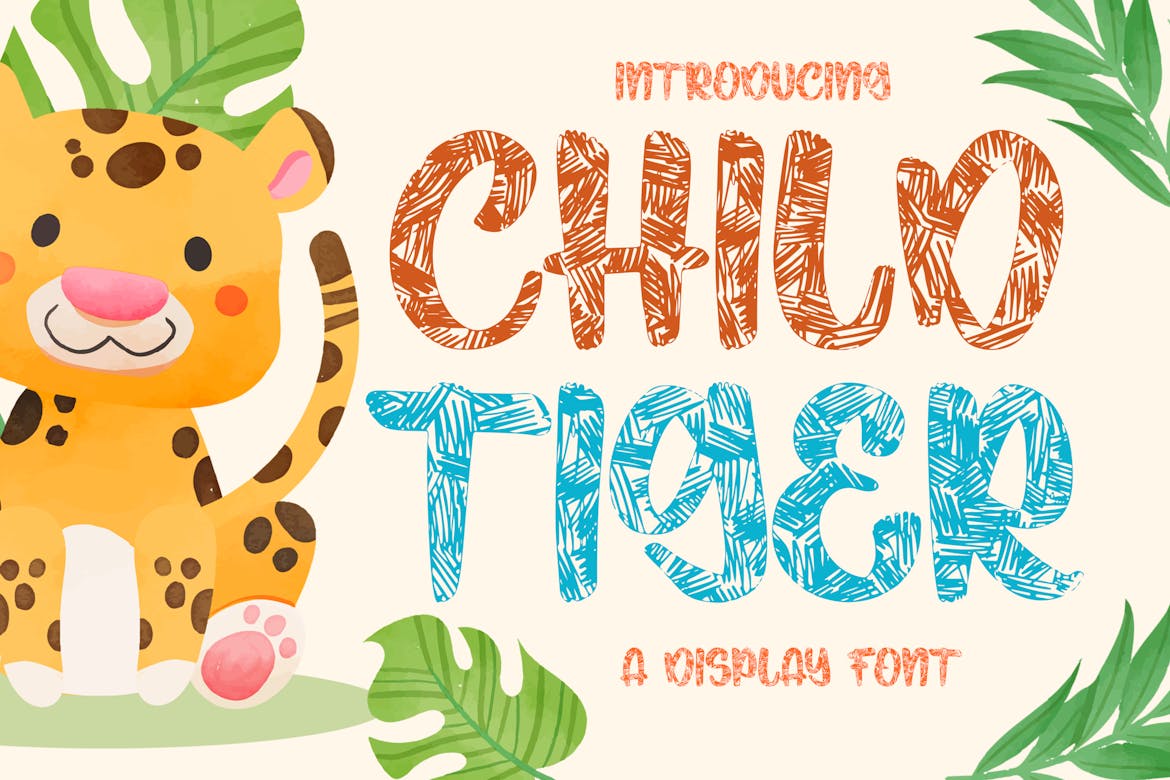 Child Tiger Marker Display Font Free Download