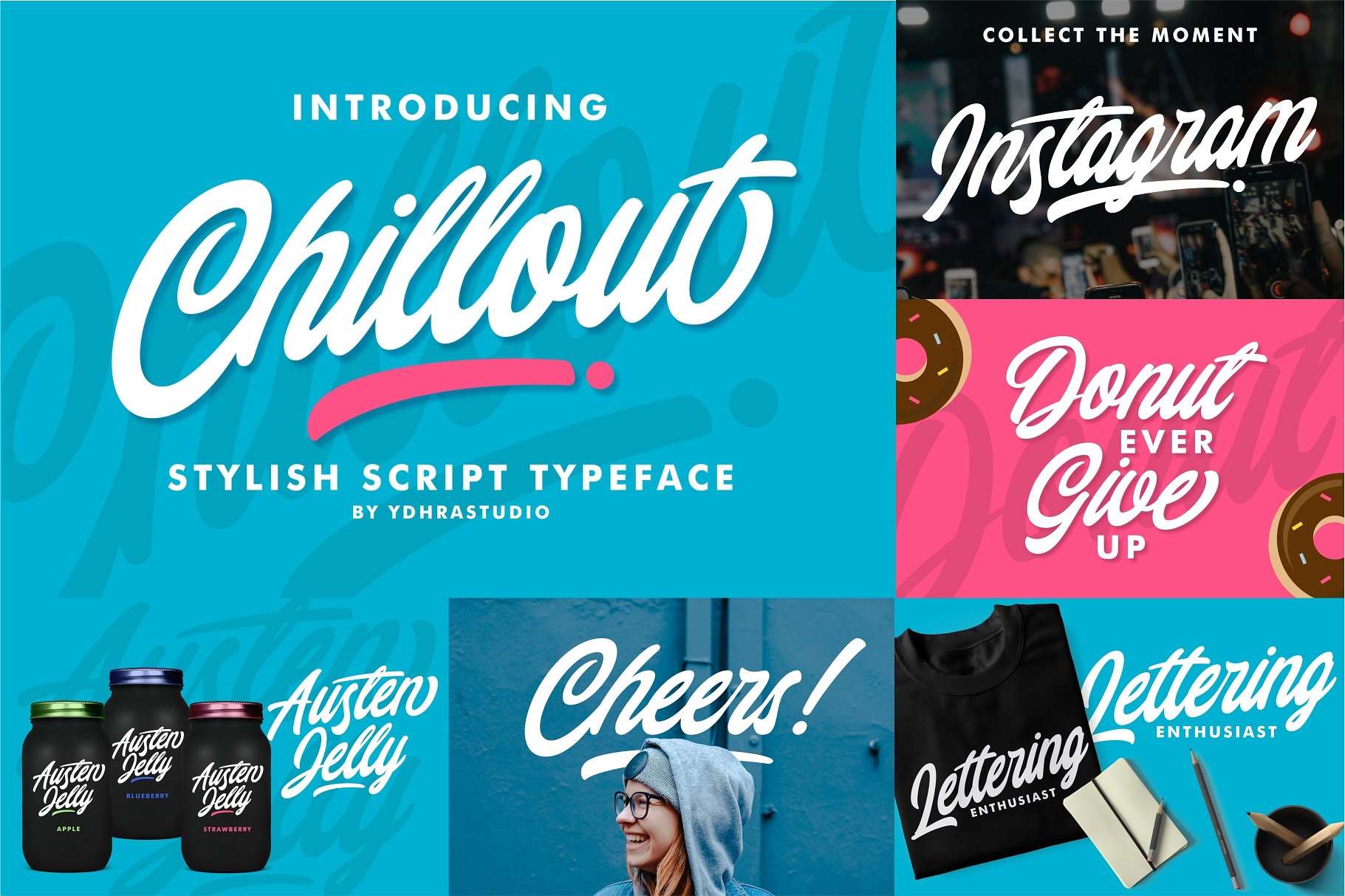 Spectacular Bundle (20 Fonts + Bonus) Free Download