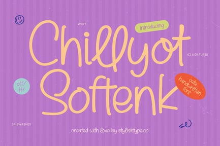 Chillyot Softenk – Cute Handwritten Font