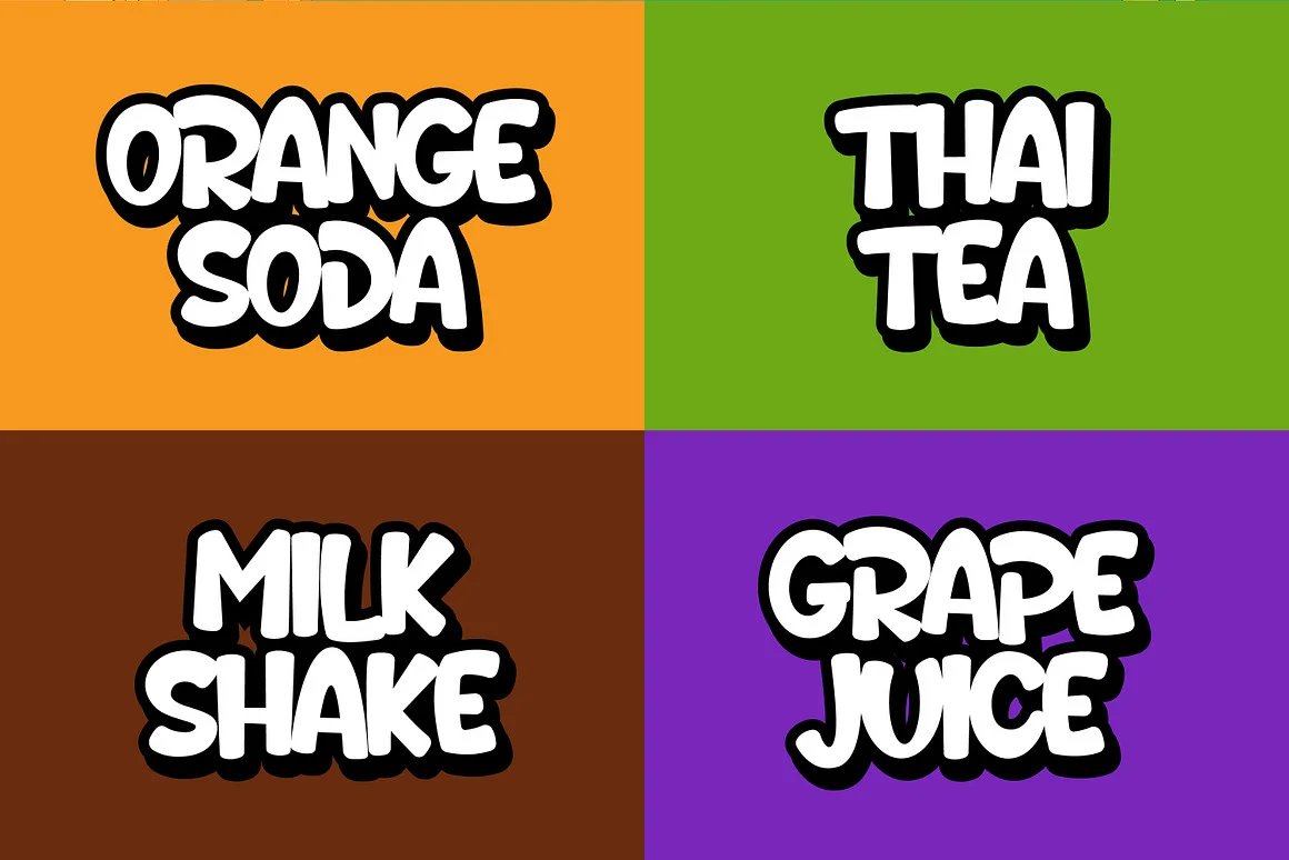 Choco Bar Playful Display Font