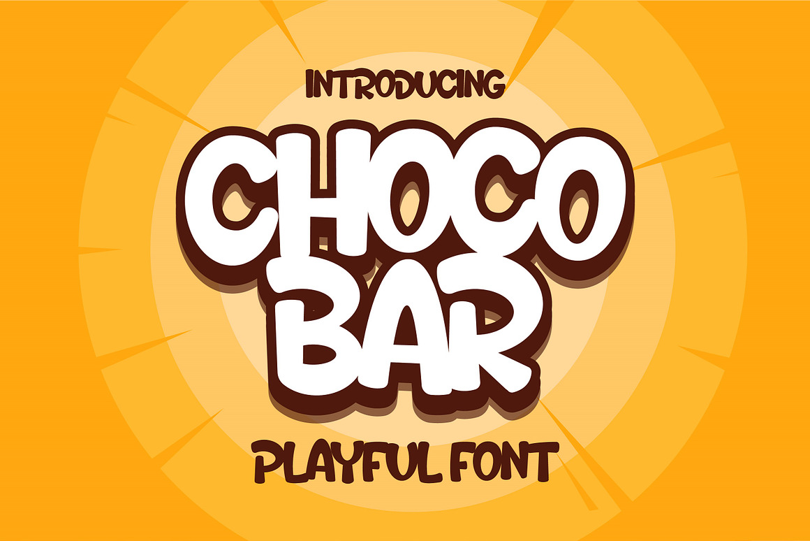 Choco Bar Playful Display Font Free Download