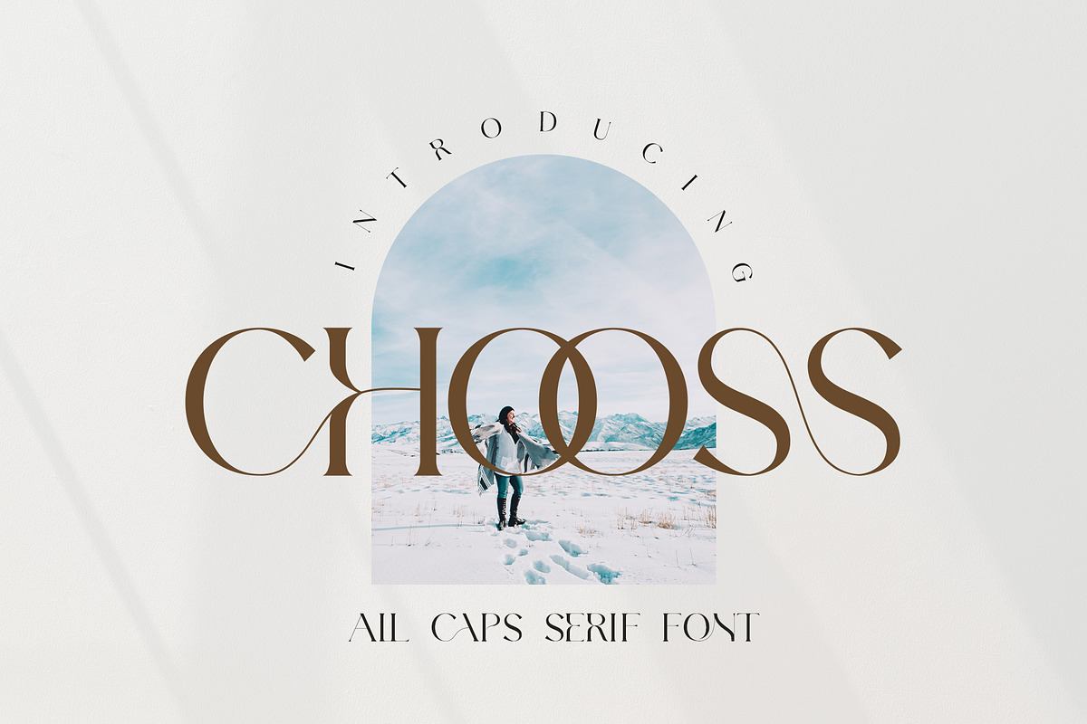 Chooss All Caps Serif Font Free Download Free Download