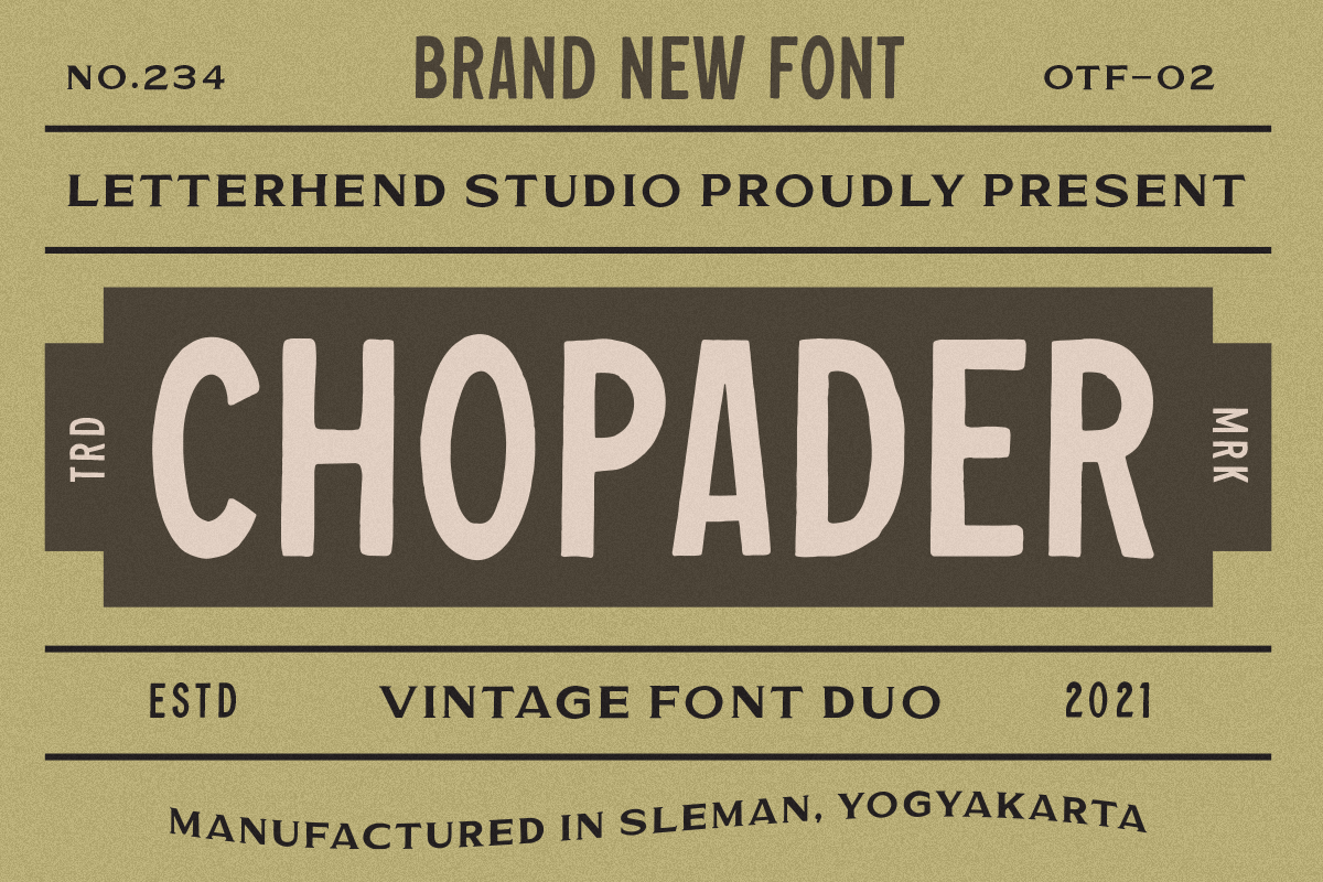 Chopader Font Free Download