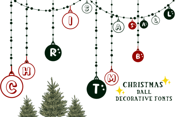 Christmas Ball Font Free Download