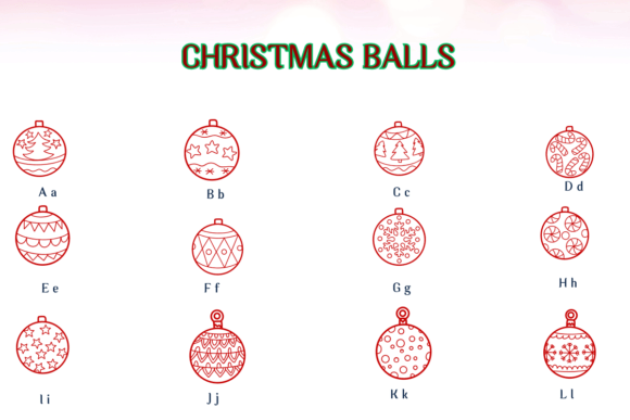 Christmas Balls Font Free Download