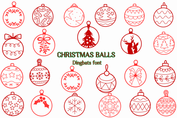 Christmas Balls Font Free Download