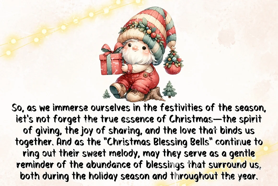 Christmas Blessing Bells - Handwritt Font