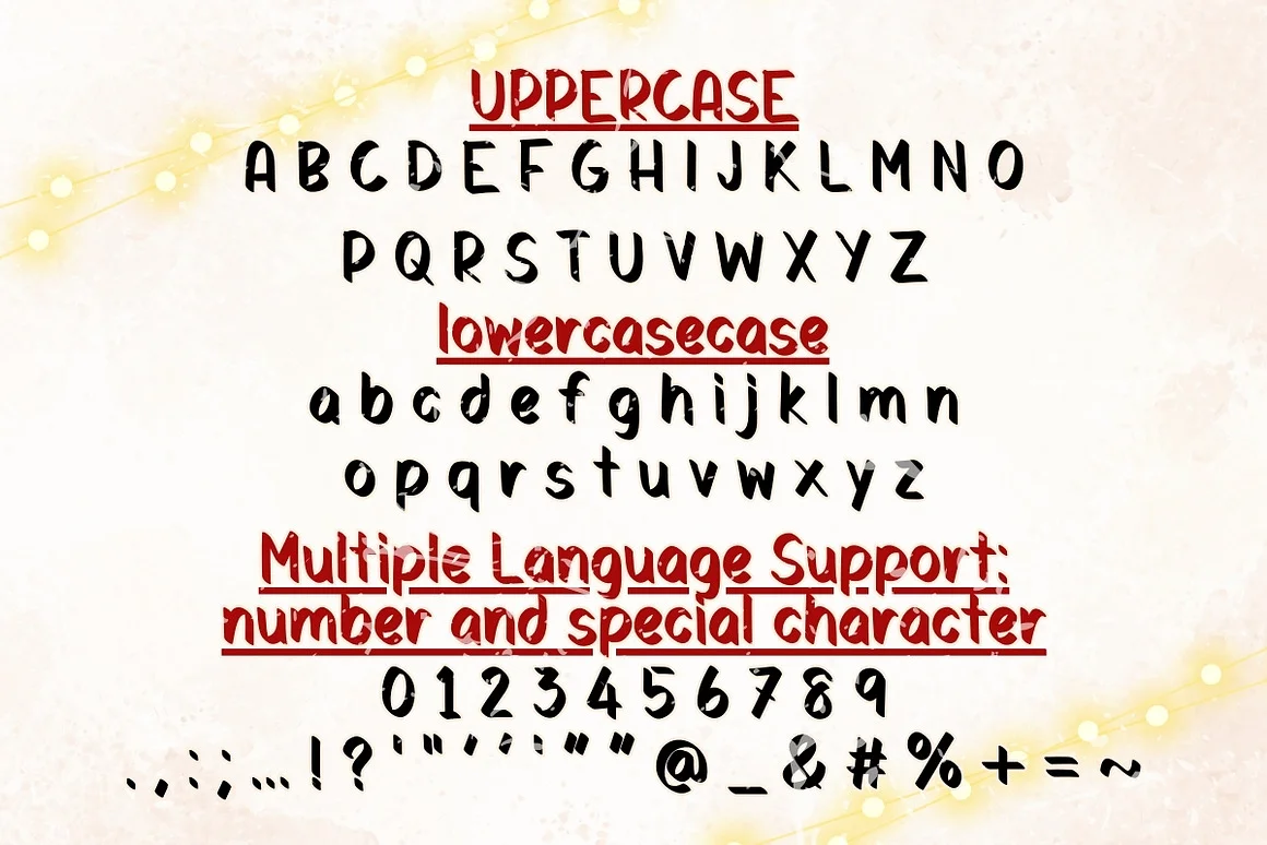 Christmas Blessing Bells - Handwritt Font