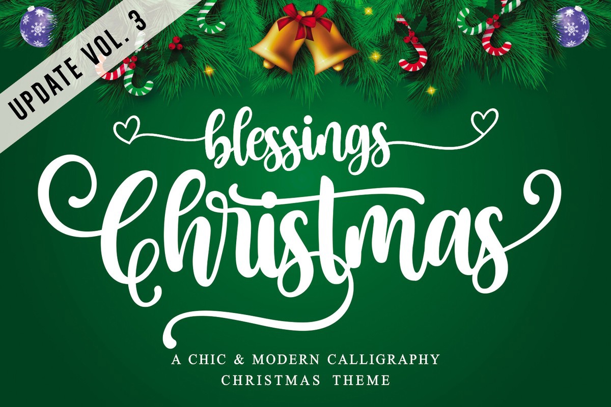 Christmas Blessings Font Free Download