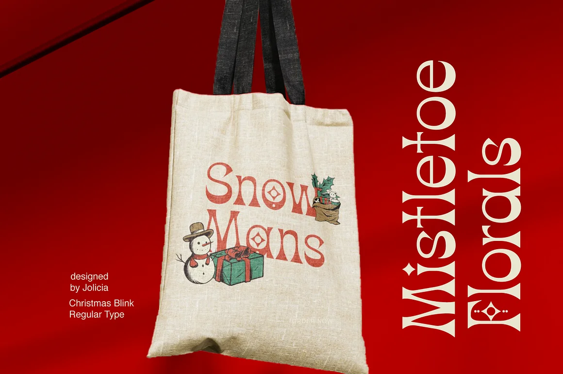 Christmas Blink | Playfull Font