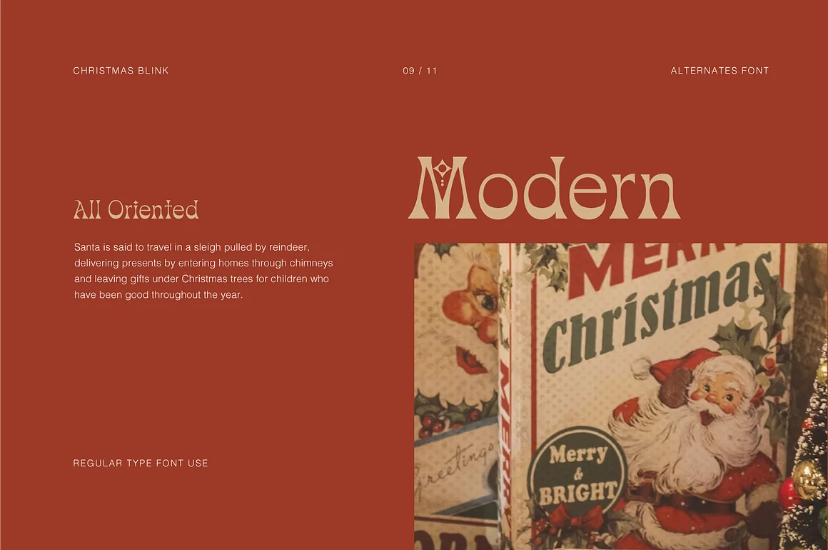 Christmas Blink | Playfull Font