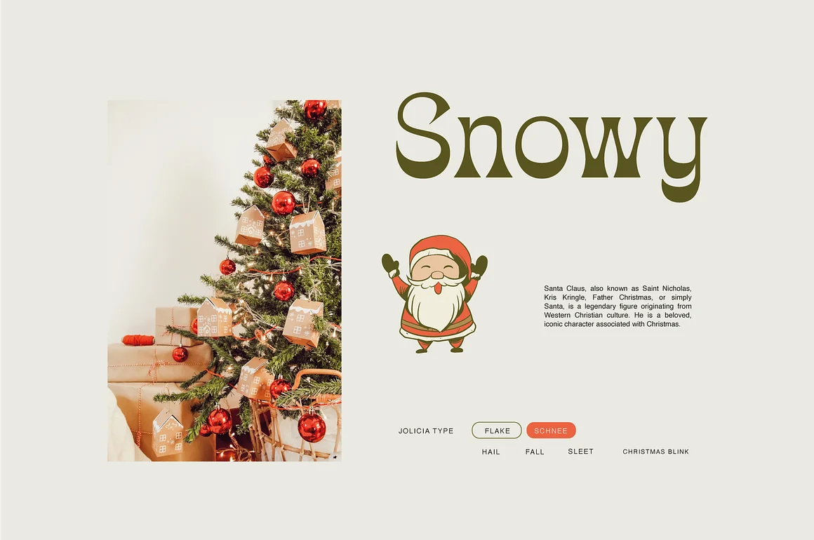 Christmas Blink | Playfull Font