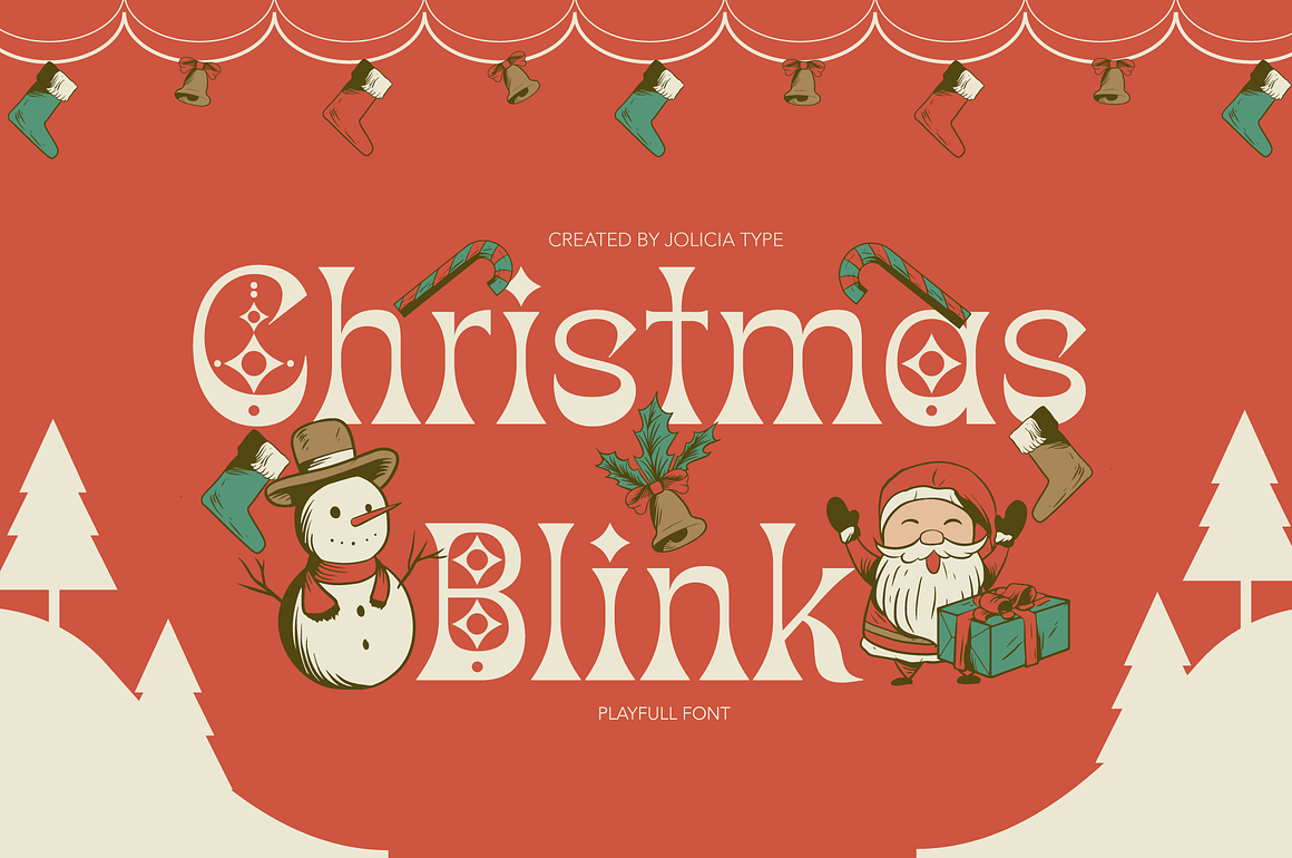 Christmas Blink | Playfull Font Free Download