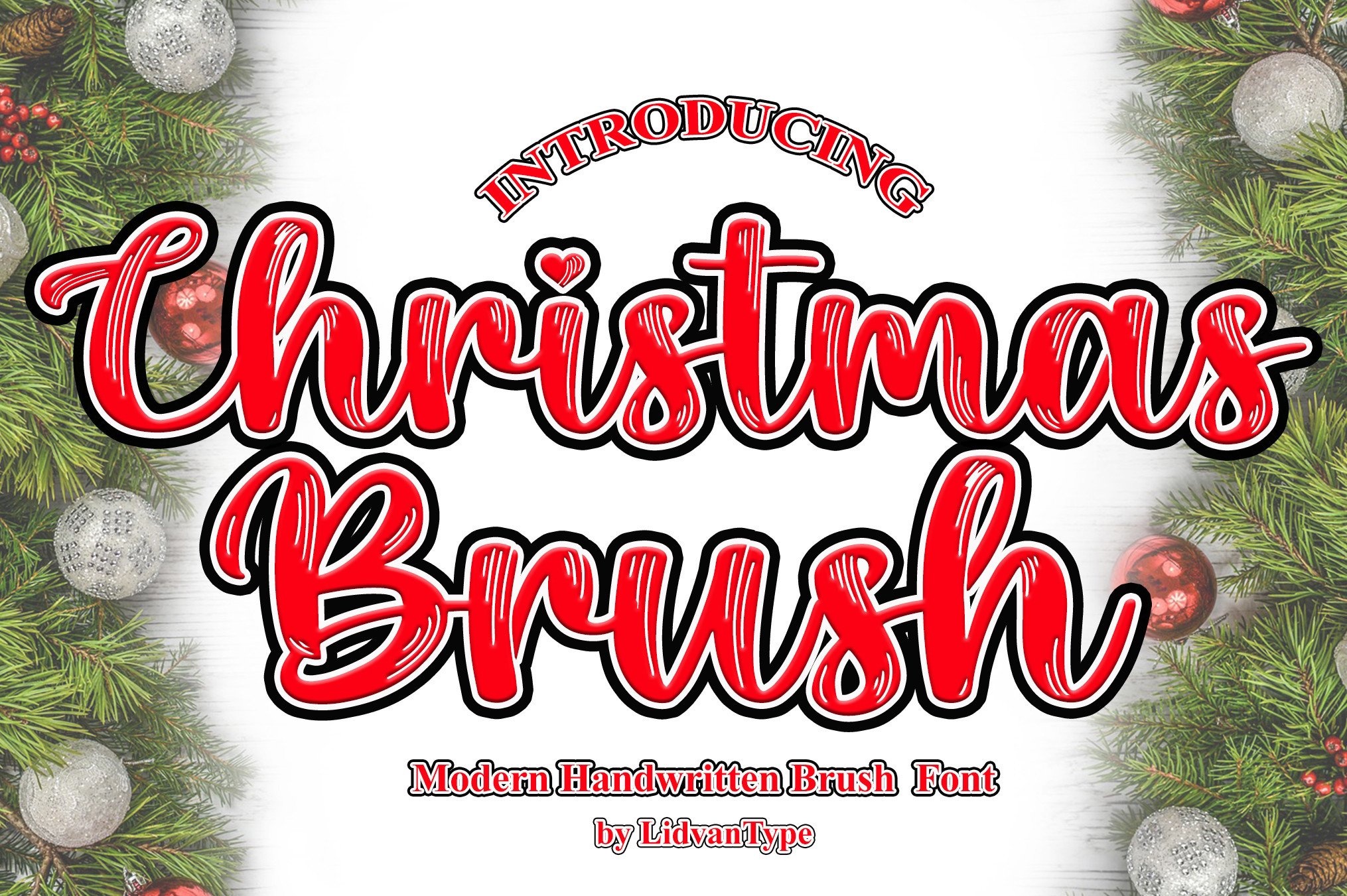 Christmas Brush Font Free Download