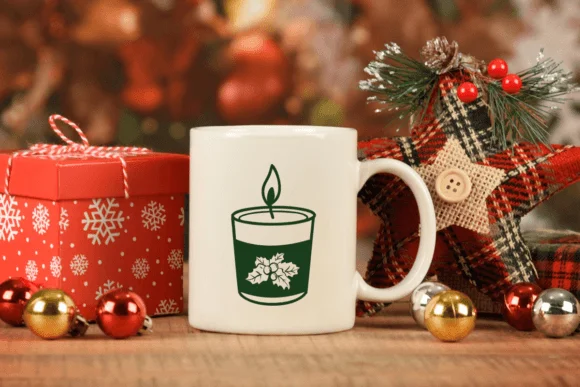 Christmas Candles Font