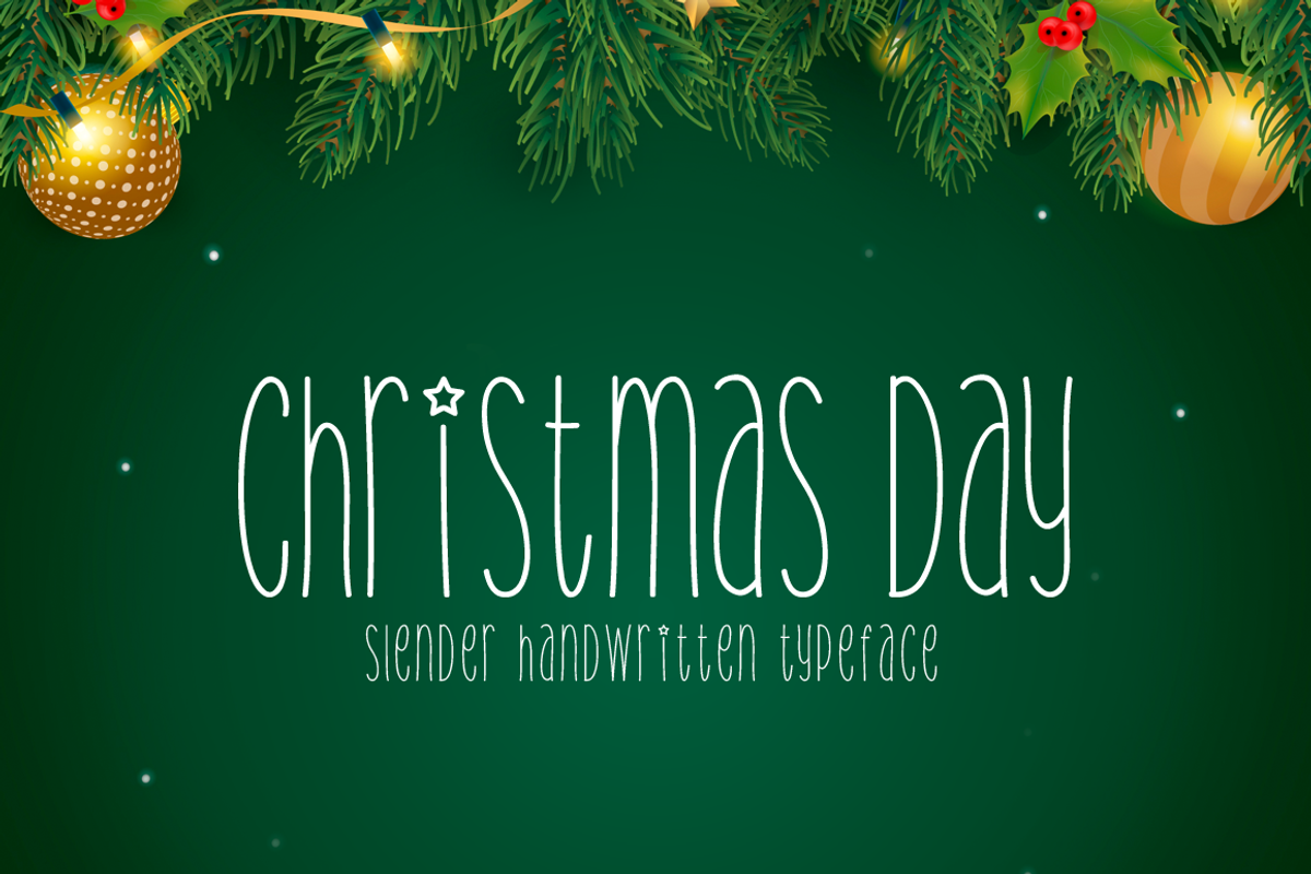 Christmas Day Typeface Free Download Free Download