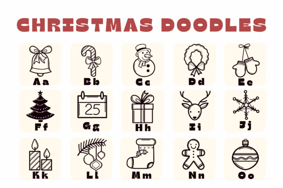 Christmas Doodles Font Free Download